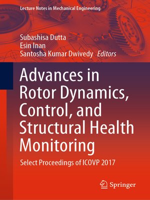 cover image of Advances in Rotor Dynamics, Control, and Structural Health Monitoring